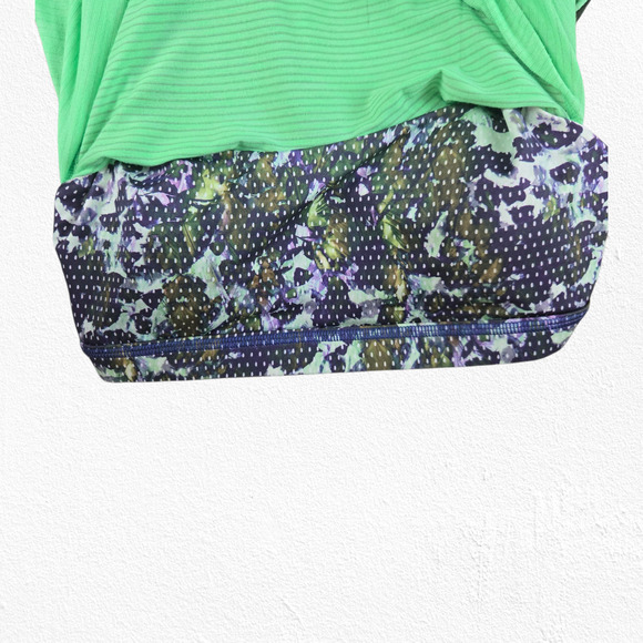 Lululemon Lime Green Wild Tank Green Strappy Open Back Active Tank Top Size 4 - Picture 7 of 7